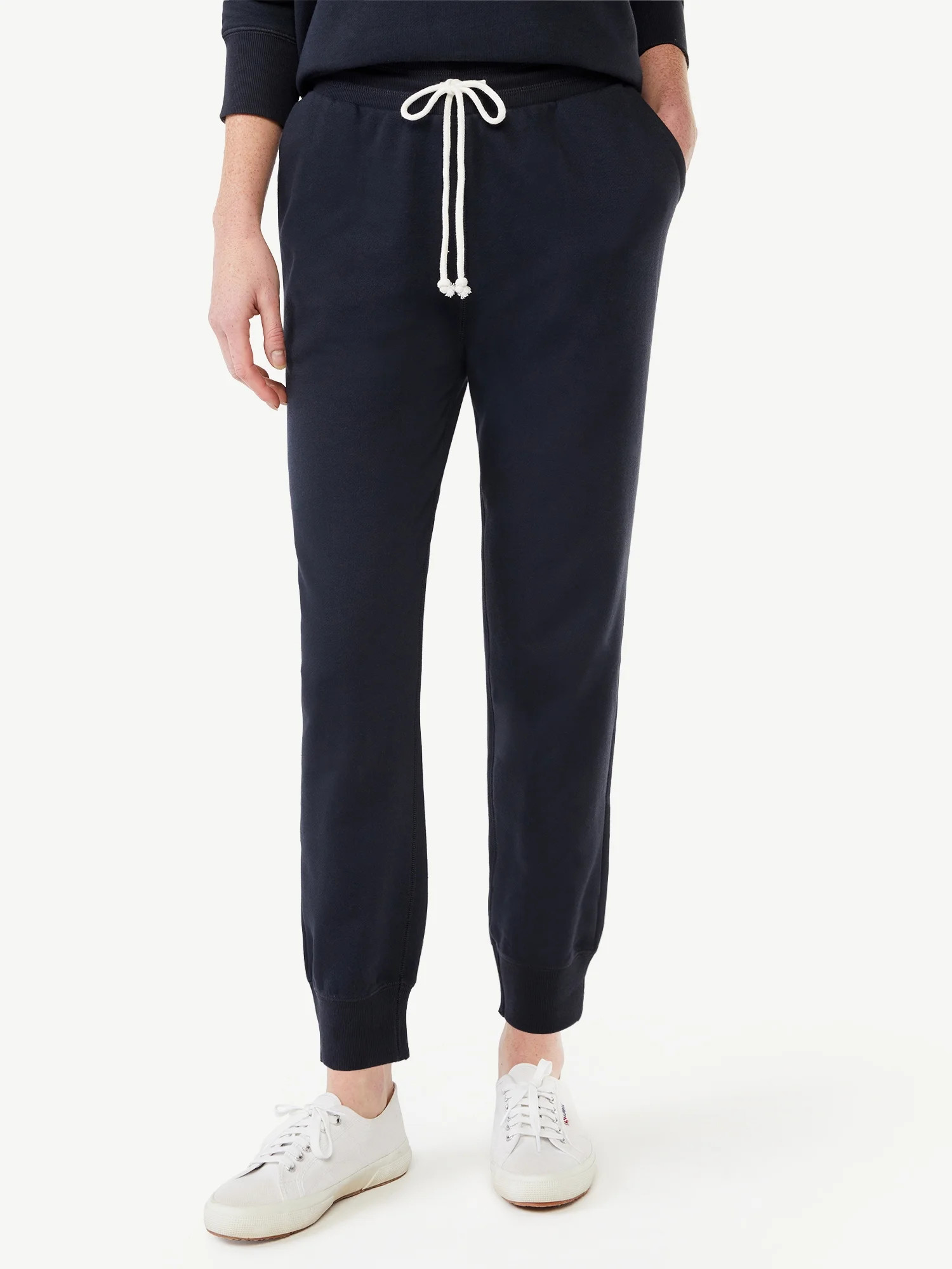Free Assembly Women's Ribbed Cuff Sweatpants | Walmart (US)