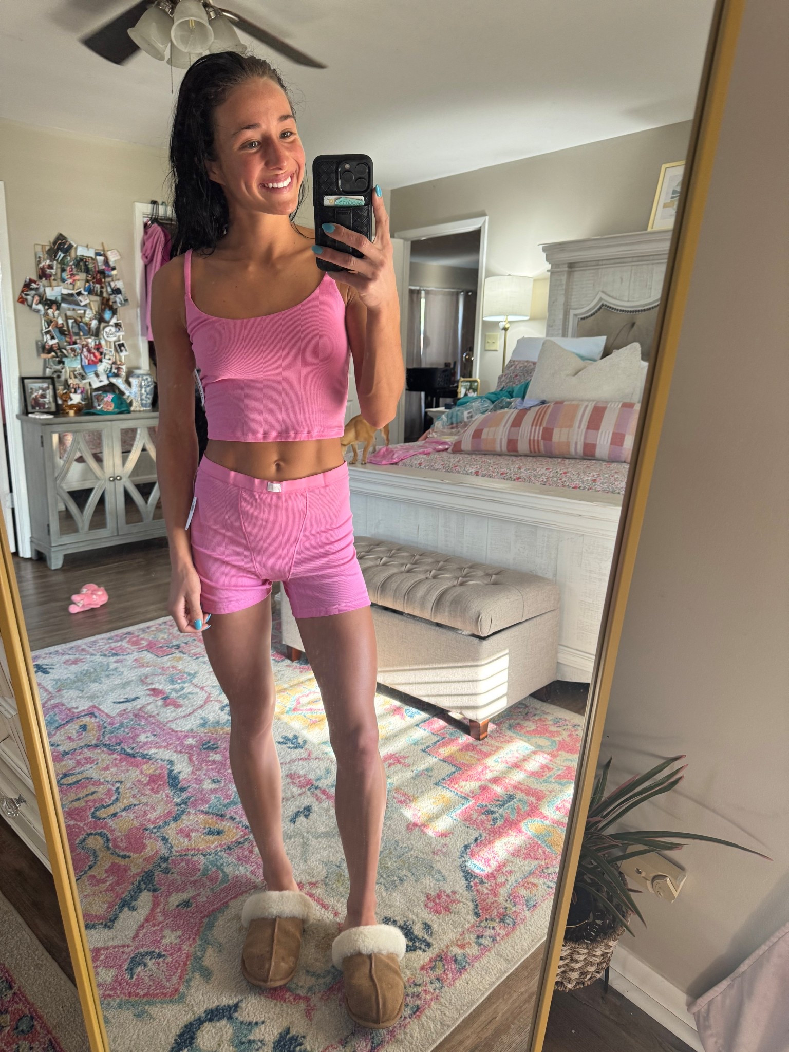 the cutest loungewear set. i’m wearing a size small in top and bottoms! snag while on sale!! 

#LTKBeauty #LTKSaleAlert #LTKStyleTip
