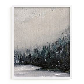 Fog &amp; Forest Framed Wall Art by Minted for West Elm | West Elm (US)