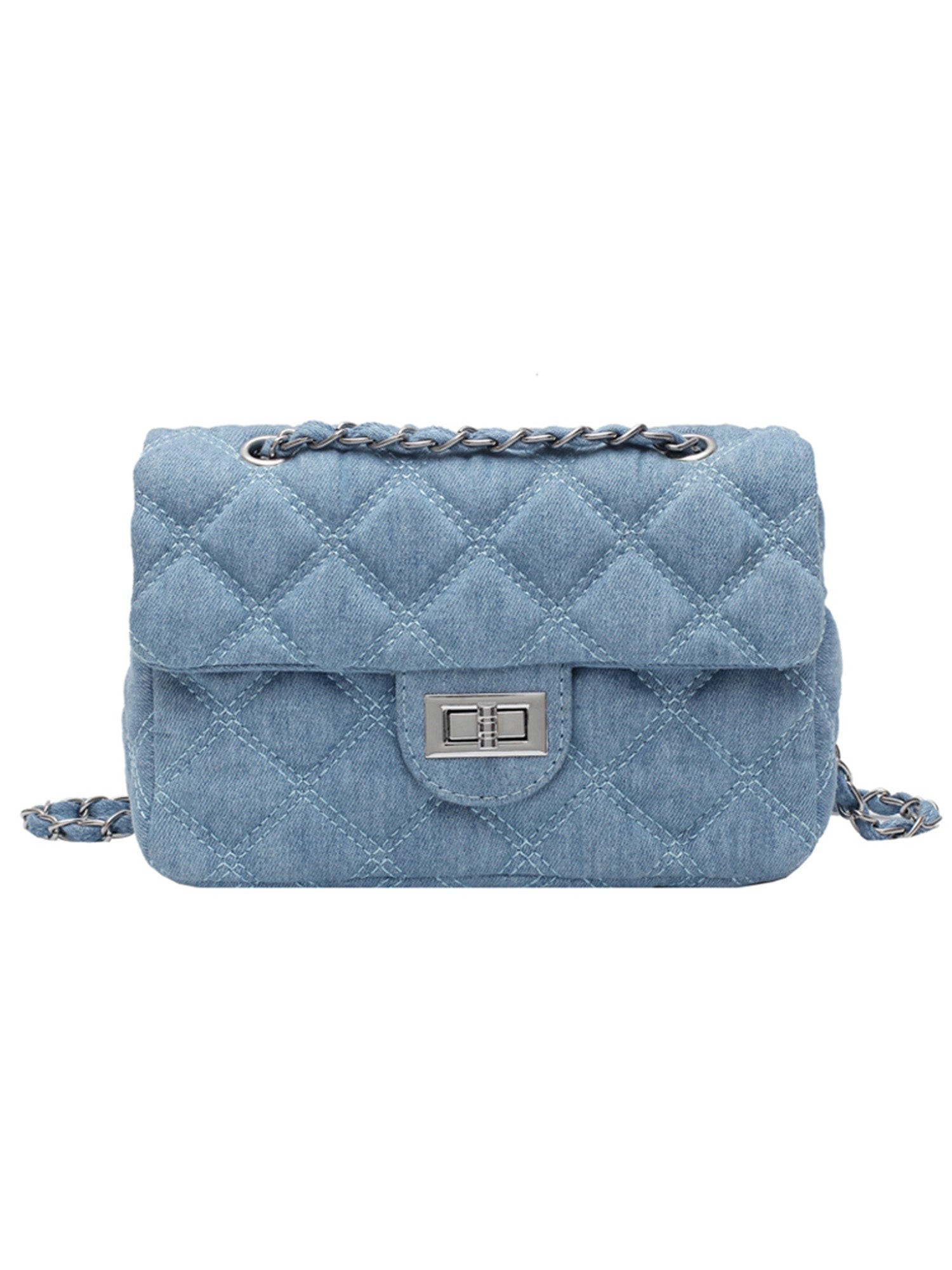 'Teresa' Denim Shoulder Bag (2 Colors) | Goodnight Macaroon