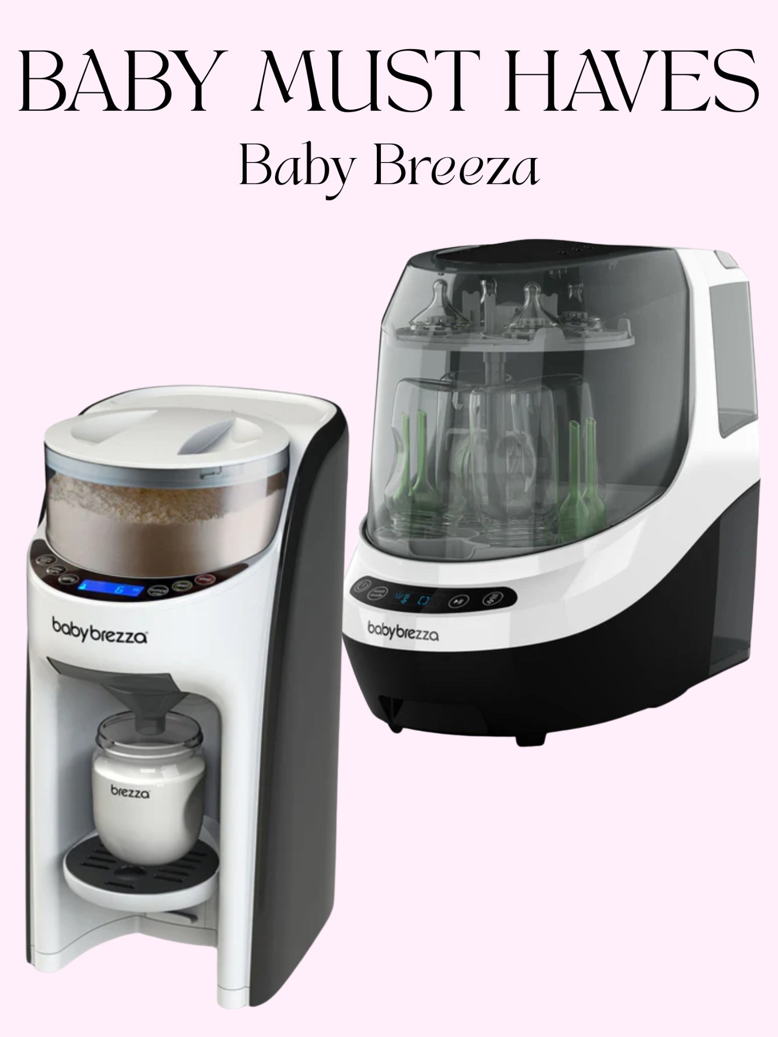 BABY MUST HAVES 💗
These two Baby Brezza products are game-changers for new parents:

🍼 Formula Pro Advanced – Mixes, warms & dispenses formula with the press of a button (yes, it’s as magical as it sounds)
🧼 Bottle Washer Pro – Washes, sterilizes and dries your bottles in one step. No more endless scrubbing!

Save time, stay sane — and keep baby fed & happy 💯
📌 Linked on my LTK
💡 Pin now, shop later!

#BabyBrezza #LTKBabyMustHaves #MomHack #NewMomFavorites #BabyEssentials #PinterestMom #TimeSaverTools #FormulaFeedingMadeEasy #BabyGadgets #AmazonBabyFinds

#LTKHome #LTKBaby #LTKFamily