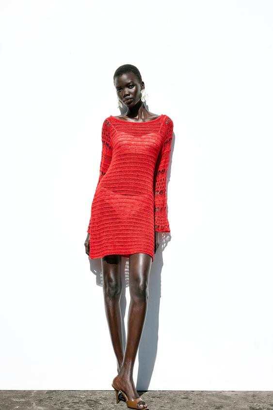 KNIT MINI DRESS | Zara US