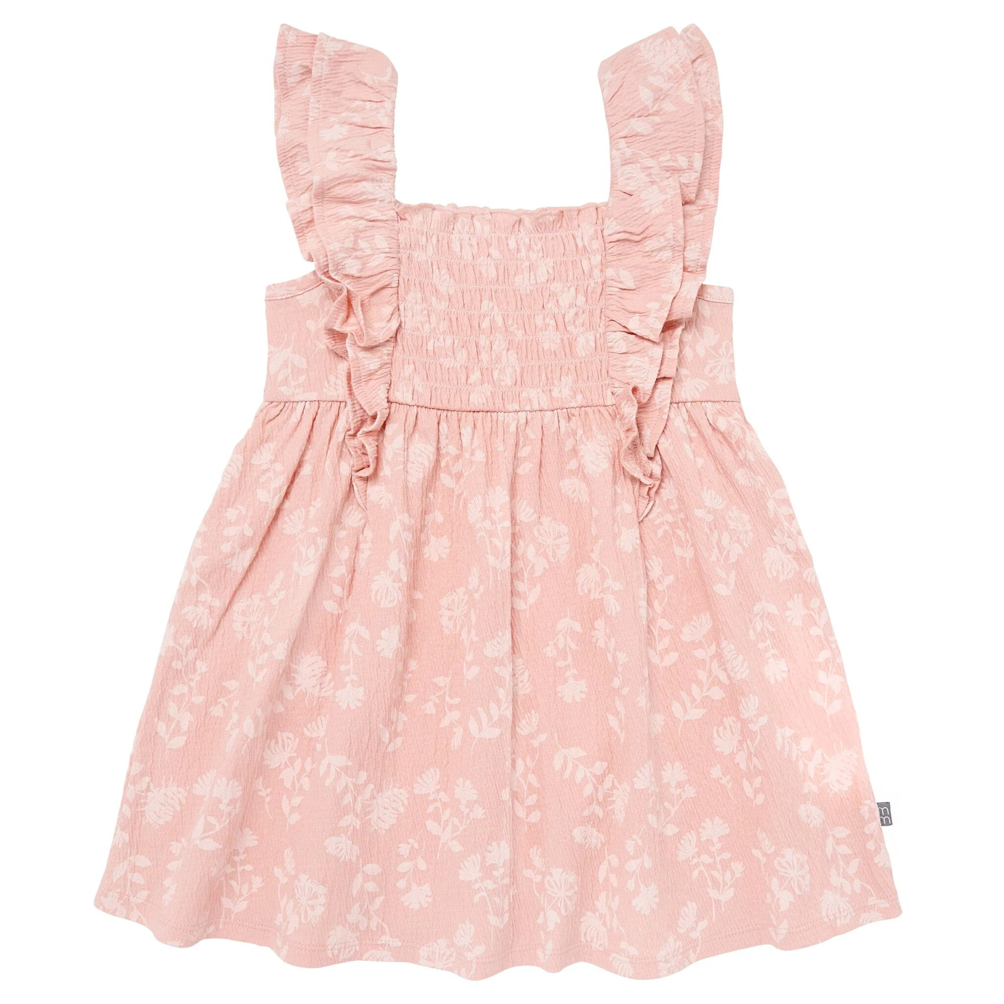 Infant & Toddler Girls Rose Wild Flowers Smocked Ruffle Dress | Gerber Childrenswear