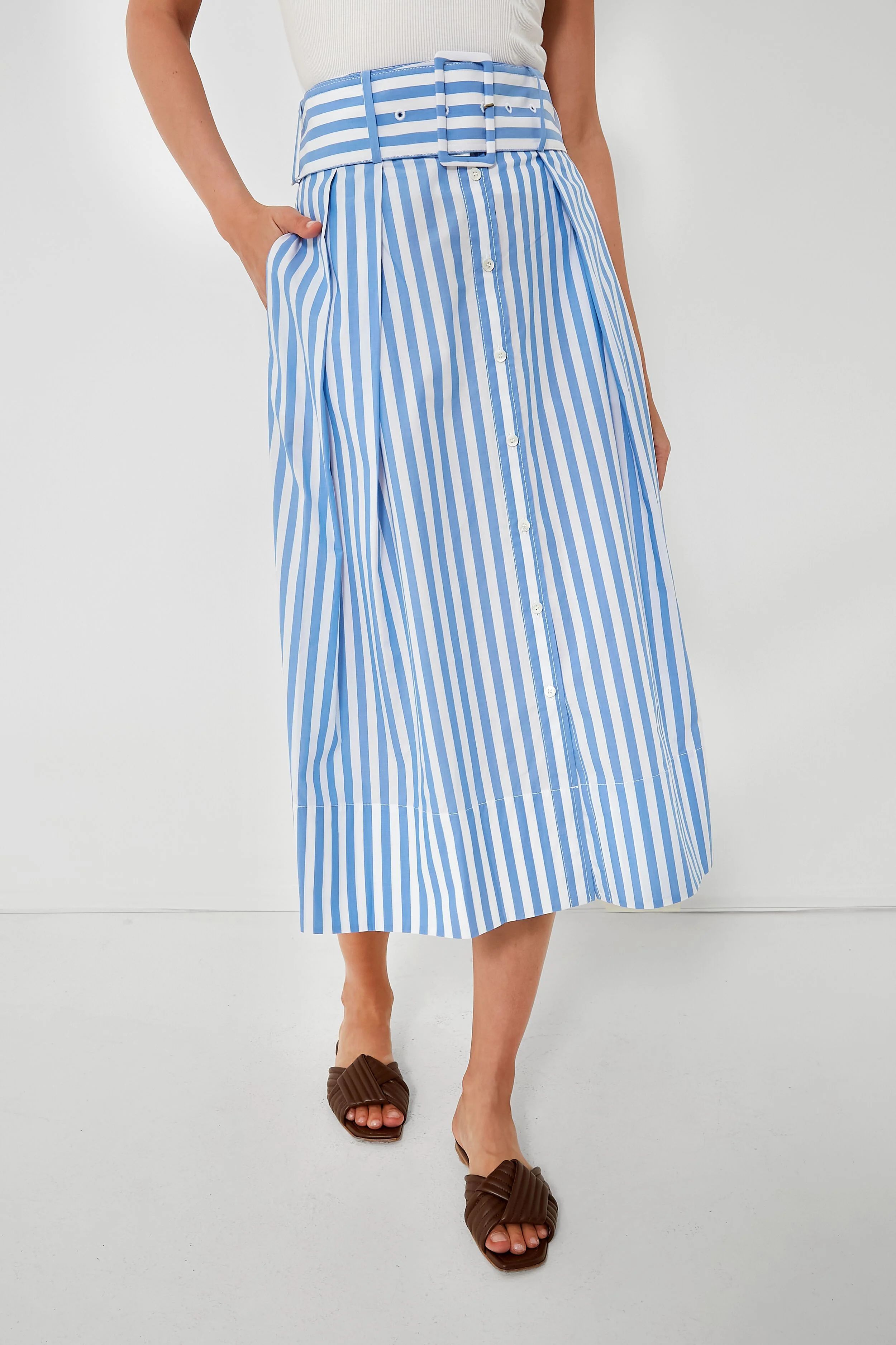 Sea Stripe Kingsley Skirt | Tuckernuck (US)