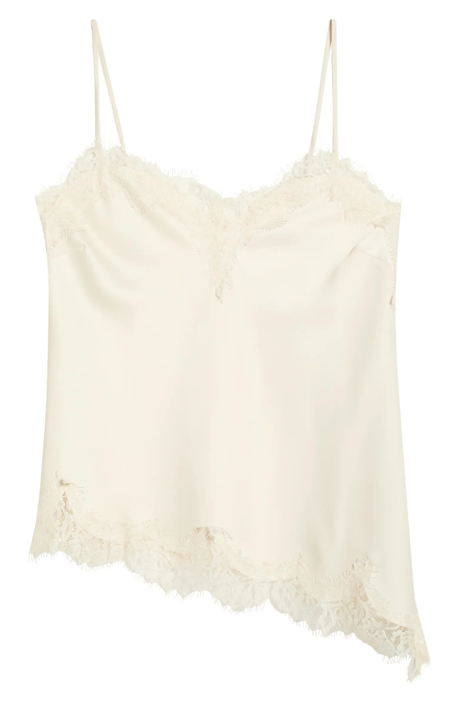 Lace Trim Satin Camisole | Nordstrom
