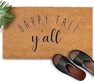 MAINEVENT Happy Fall Yall Doormat 30x17 Inch, Happy Fall Yall Door Mat, Happy Fall Yall Welcome M... | Amazon (US)