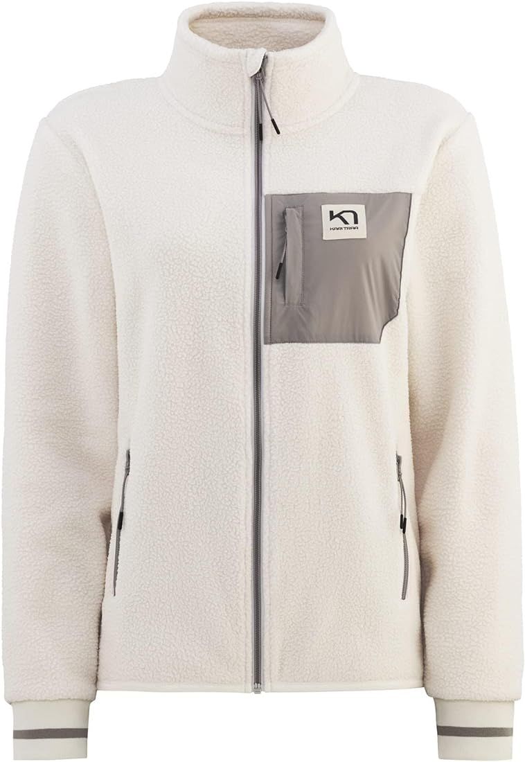 Kari Traa Rothe Women's Midlayer Coat - Soft Insulated Zip Up Fleece Jacket Relaxed Fit | Amazon (US)