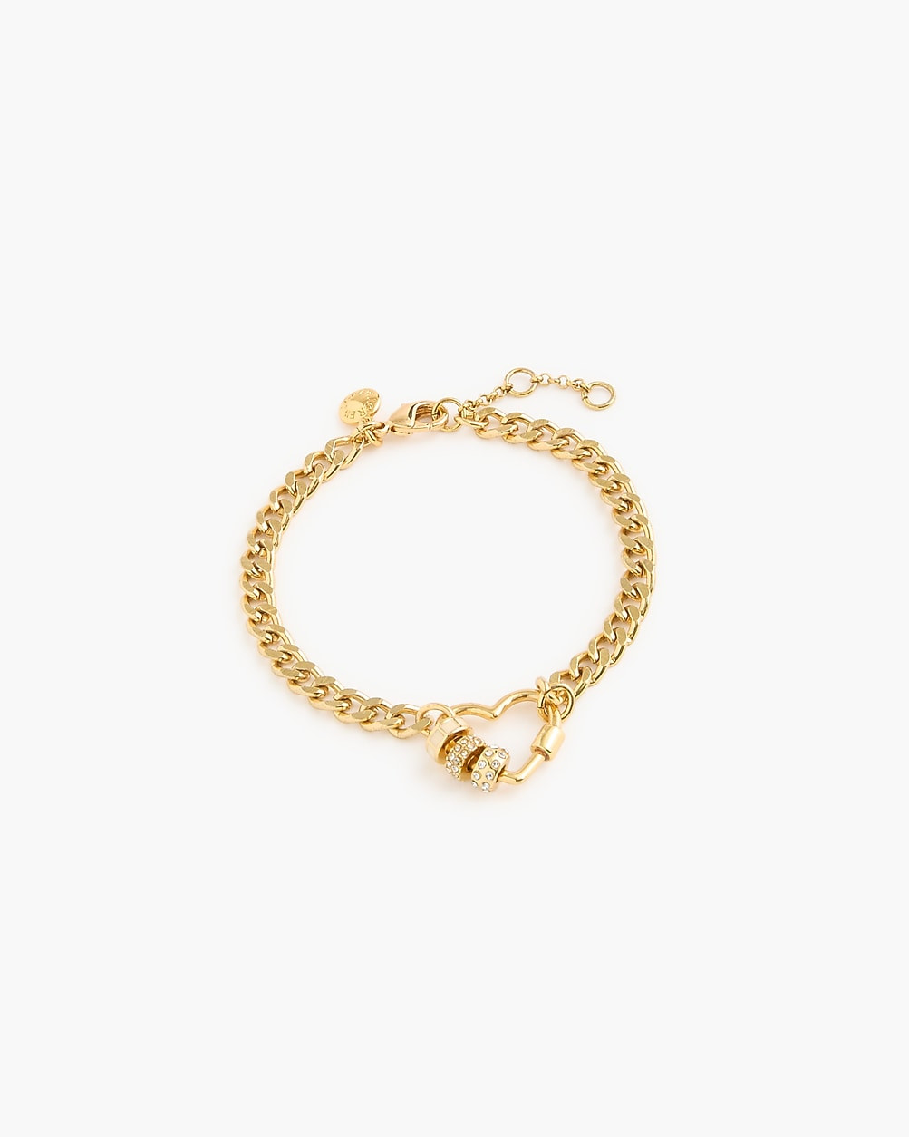 Heart carabiner bracelet | J.Crew Factory