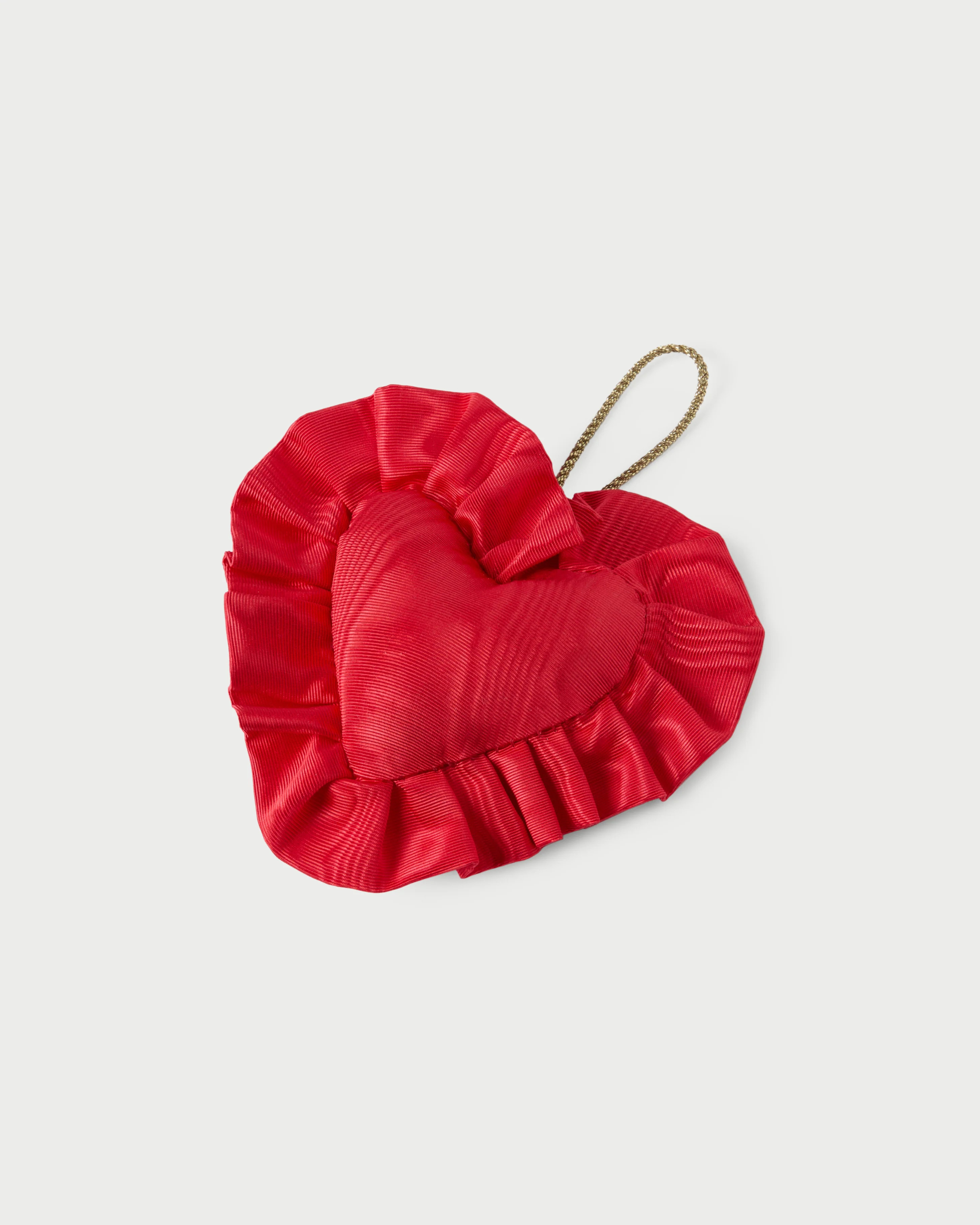 LR x Tara Roma Red Ruffle Heart Ornament | Loeffler Randall
