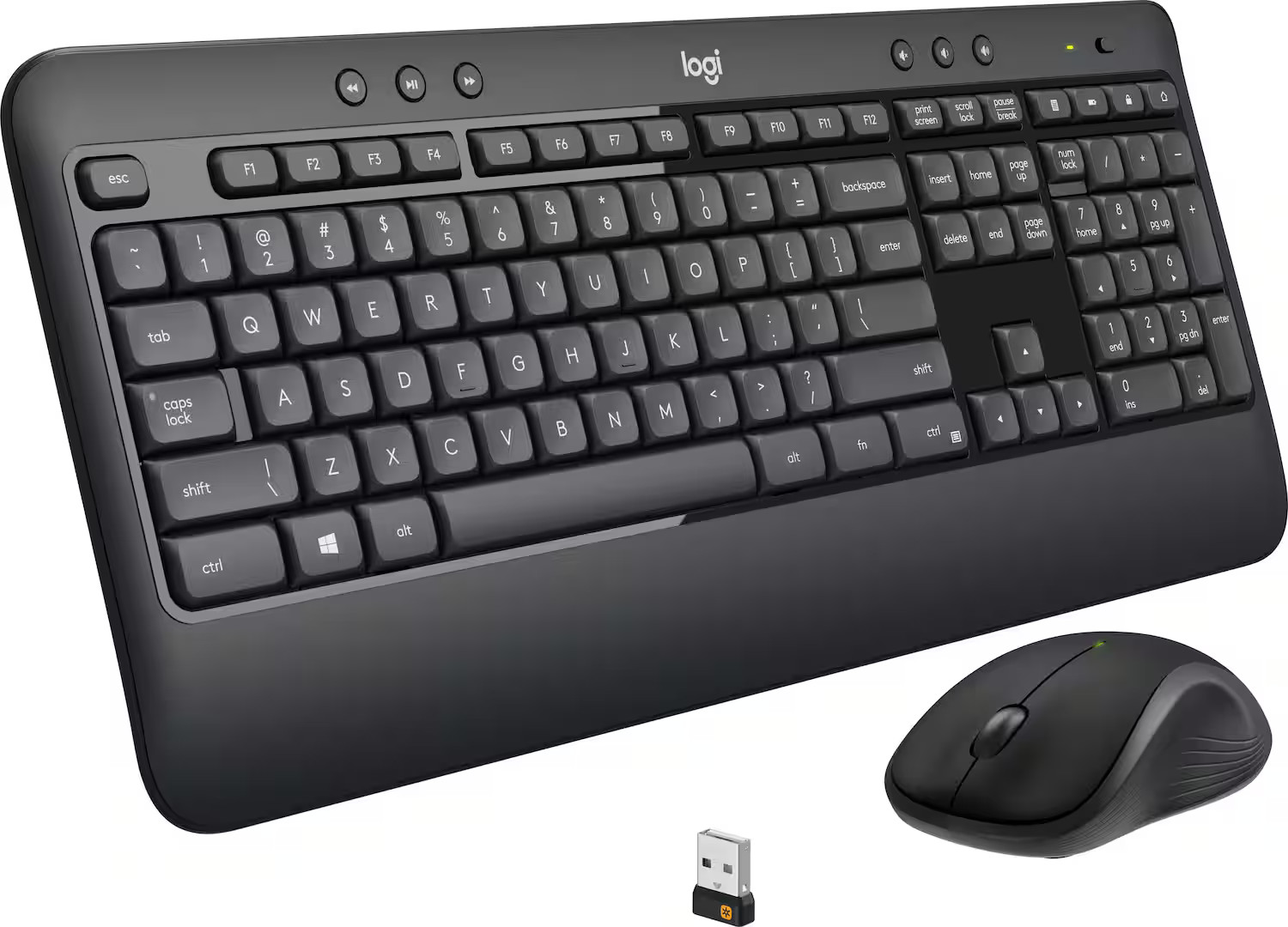 Logitech MK540 Full-size Advanced Wireless Scissor Keyboard and Mouse Combo for PC Black 920-0086... | Best Buy U.S.