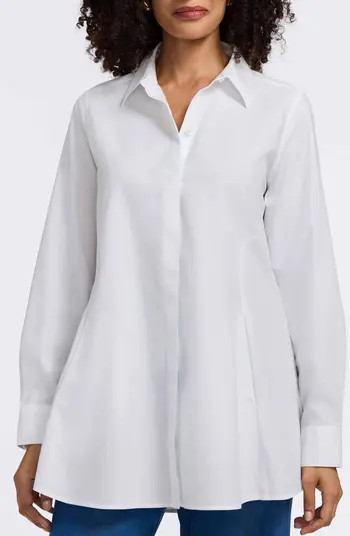 Cici Non-Iron Tunic Blouse | Nordstrom