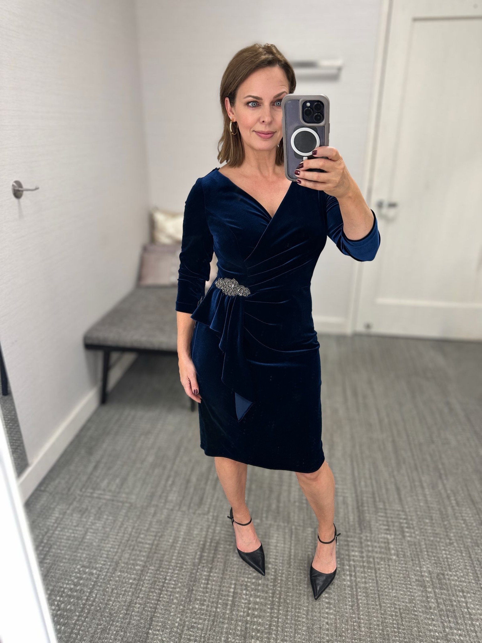 For the woman that wants sophistication a classic look and a sleeve…you got it. This one is true to size! 

#LTKHoliday #LTKPetite #LTKOver40