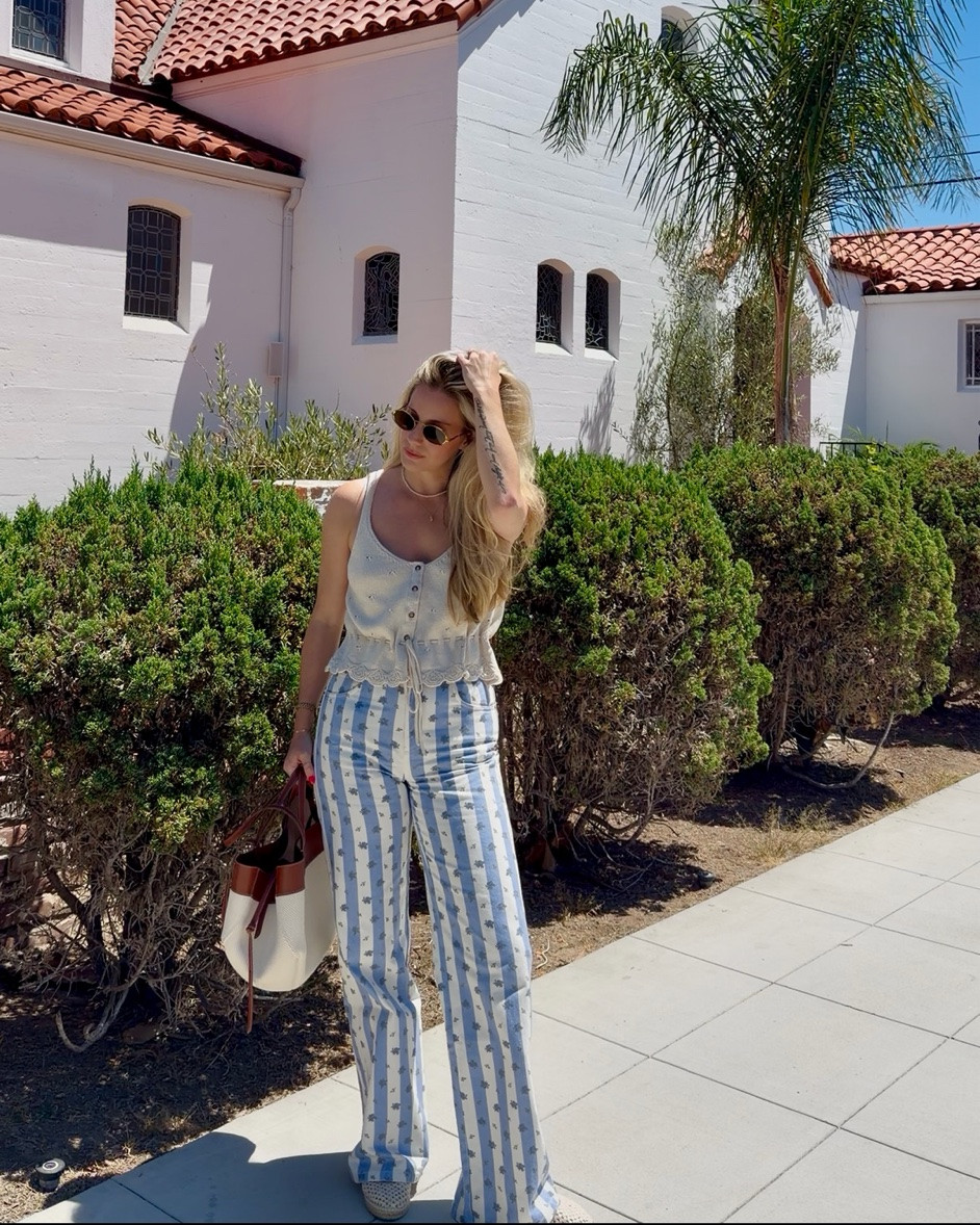 little sneak peek of my newest Sézane pieces 🤍

I’m officially in my feminine summer era and I can’t stop wearing this combo. The Giselle top is so delicate and romantic, and these new 70’s jeans are even prettier in person.

Full haul coming to YouTube this Sunday ☀️✨

#LTKootd #LTKSeasonal #LTKTall