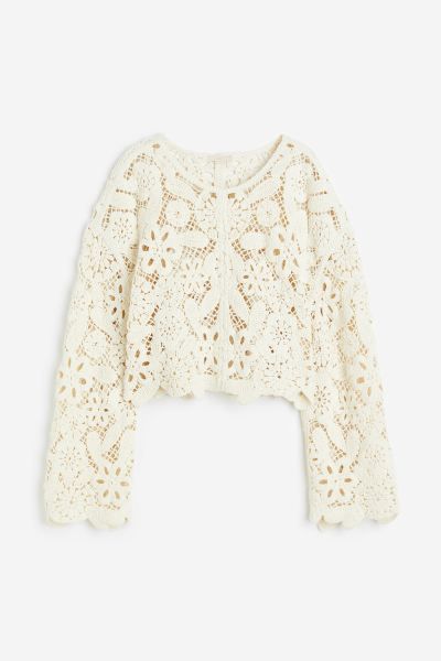Crochet-look jumper | H&M (UK, MY, IN, SG, PH, TW, HK)