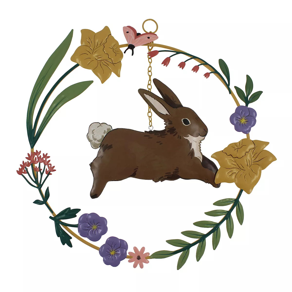 Celebrate Together™ Easter Leaping Bunny Metal Wreath | Kohl's