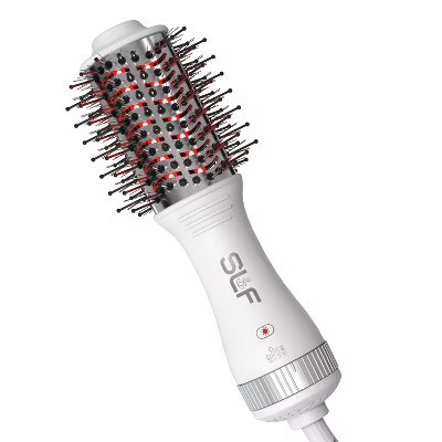 SLF Red Light Therapy Travel Dryer Hair Brush: Nylon Bristle, Plastic Construction, All Hair Types Styling Tool | Target
