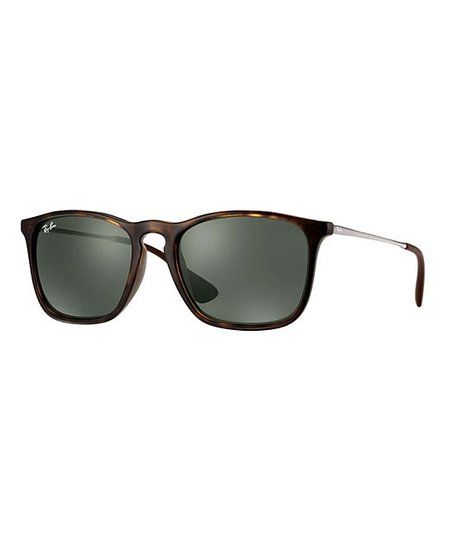 Tortoise & Green Gradient Chris Square Sunglasses - Unisex | Zulily