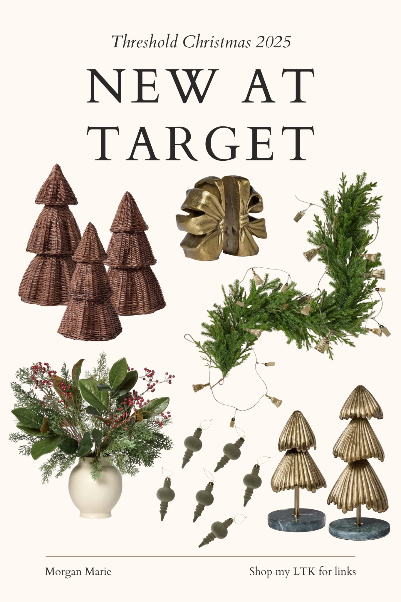 New Christmas Decor at Target! 

#LTKHome #LTKFindsUnder50 #LTKSeasonal