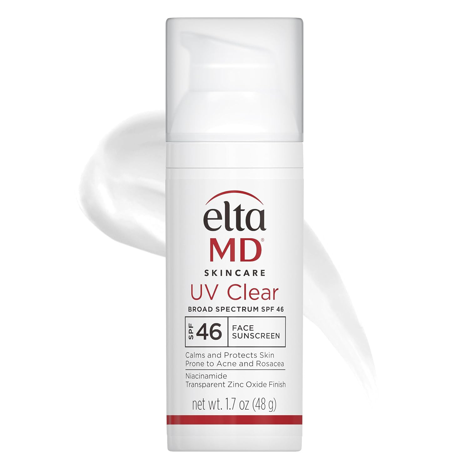 EltaMD UV Clear Face Sunscreen SPF 46, Oil-Free Sunscreen with Zinc Oxide, Dermatologist Recommen... | Amazon (US)