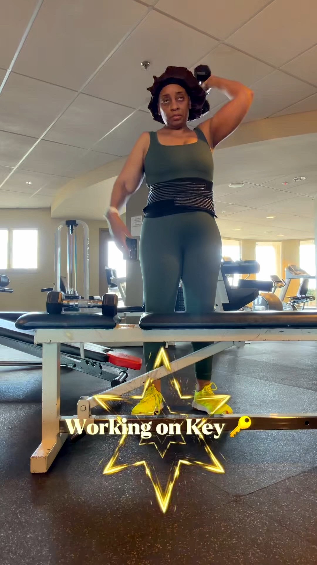 Who's working on this body? ME! 💪🏽💕

A setback may have slowed me down, but it didn't stop me. Every day I'm getting stronger, healing, and showing up for myself. Progress isn't always fast, but as long as you're moving forward, you're winning.

Watch me work. ✨

#LTKgrwm #LTKActive #LTKU