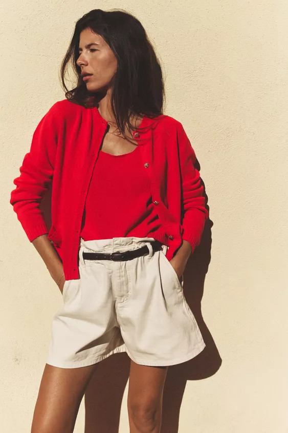 PLAIN KNIT CARDIGAN | Zara UK