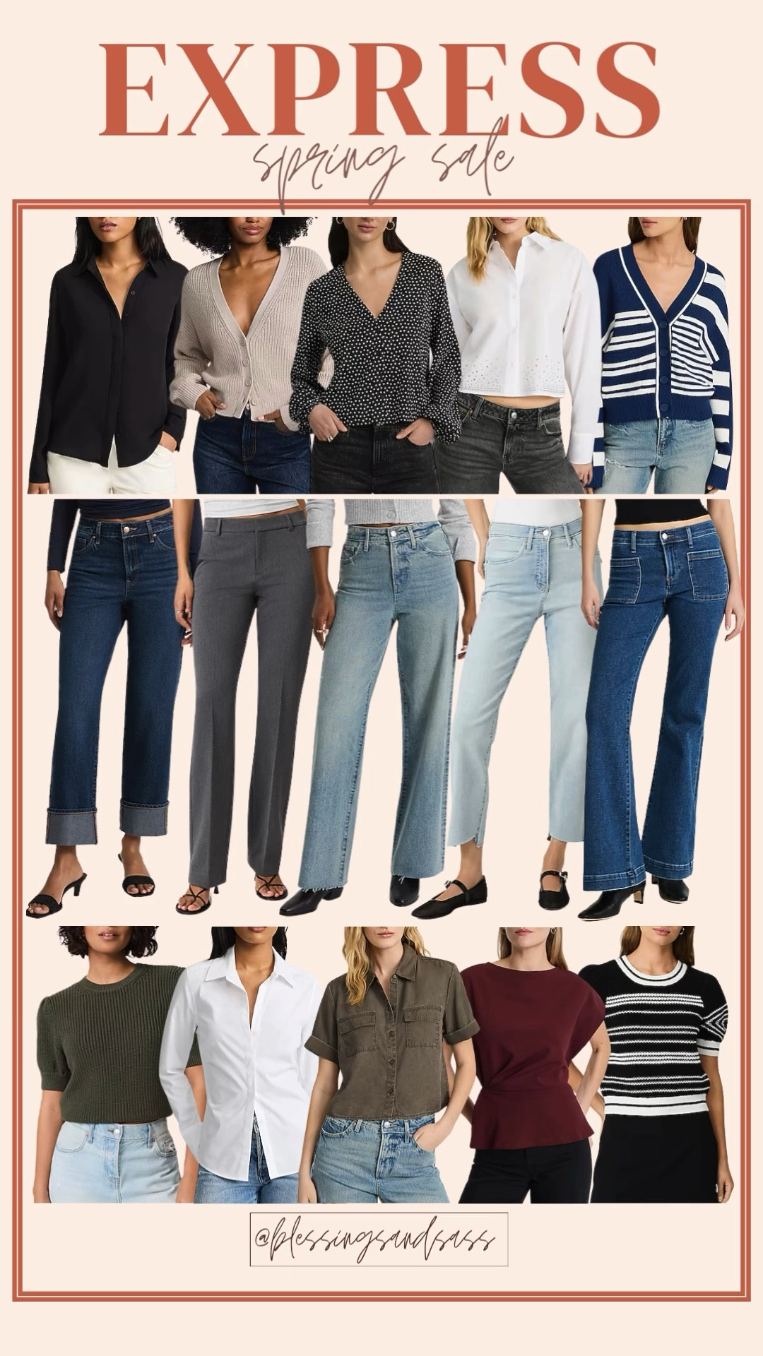 Express LTK Spring Sale! 

Women’s fashion, spring fashion, spring styles, spring outfits, spring outfit inspo, spring ootd, trendy fashion, chic style, women’s workwear, jeans, trousers, blouse, express, LTK spring sale



#LTKOver40 #LTKSpringSale #LTKStyleTip