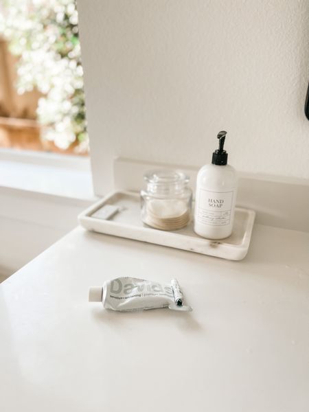 My favorite non toxic toothpaste. 

Beauty essentials, marble tray, glass canister, apothecary 

#LTKhome #LTKFind #LTKbeauty