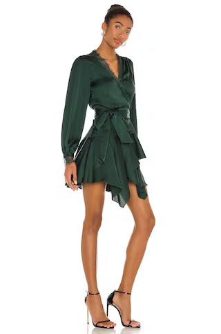 Lovers and Friends Nadeen Mini Dress in Emerald Green from Revolve.com | Revolve Clothing (Global)