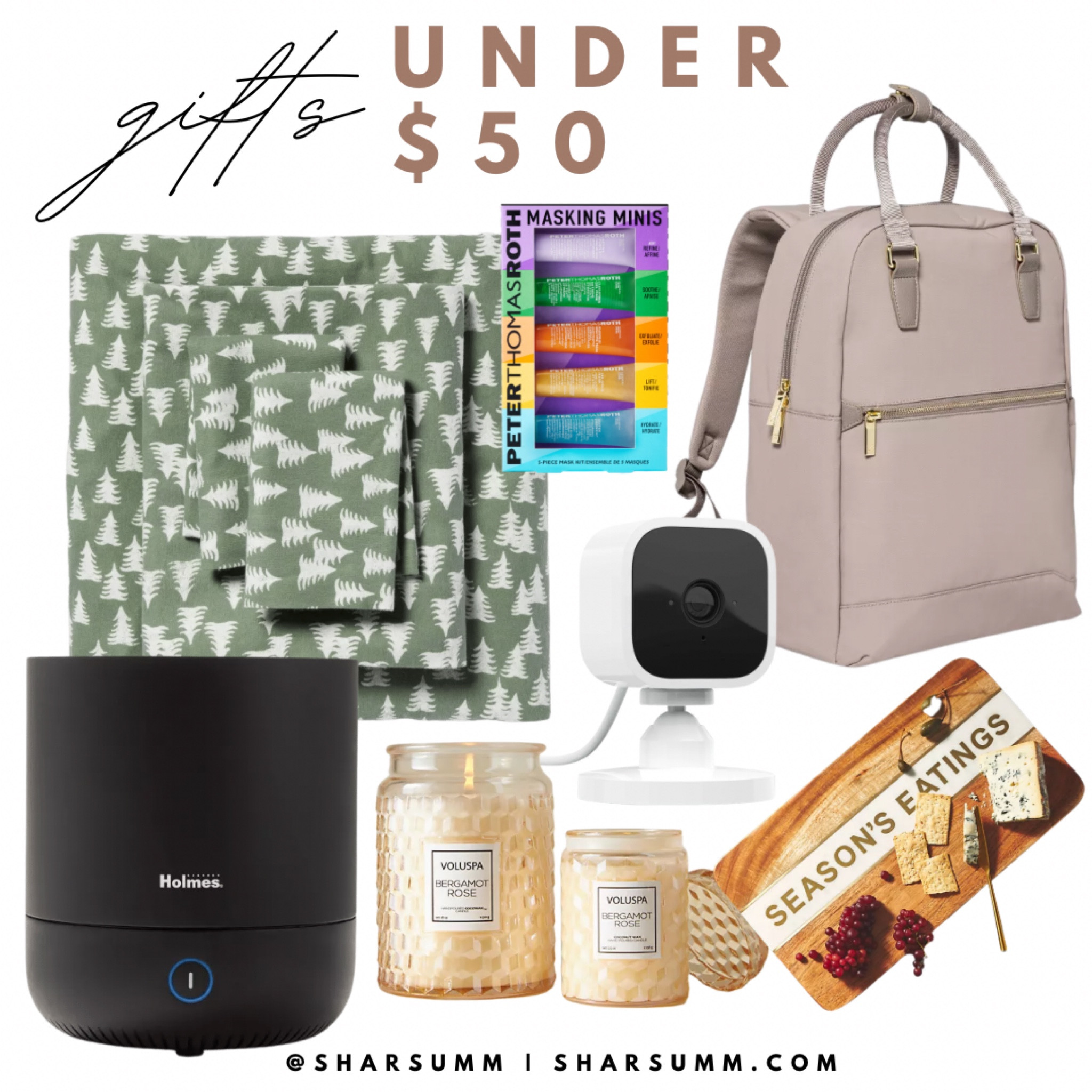 Christmas Gifts under $50

Christmas gifts / gift guide / presents / gift wrap / Christmas paper / under 50 / mother in law / father in law / in laws / humidifier / flannel sheets / charcuterie board / target style / commuter backpack / work backpack / face masks / stocking stuffers 

#LTKunder50 #LTKGiftGuide #LTKCyberweek