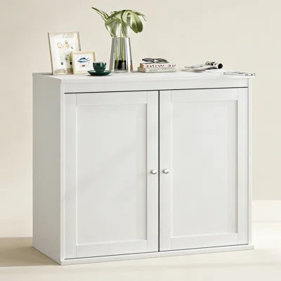 Kitchen Storage Cabinet with Double Doors, Coffee Bar Cabinet with Adjustable Shelves, Sideboard Buffet for Dining Room, Living Room or Entryway, Mode | Wayfair North America