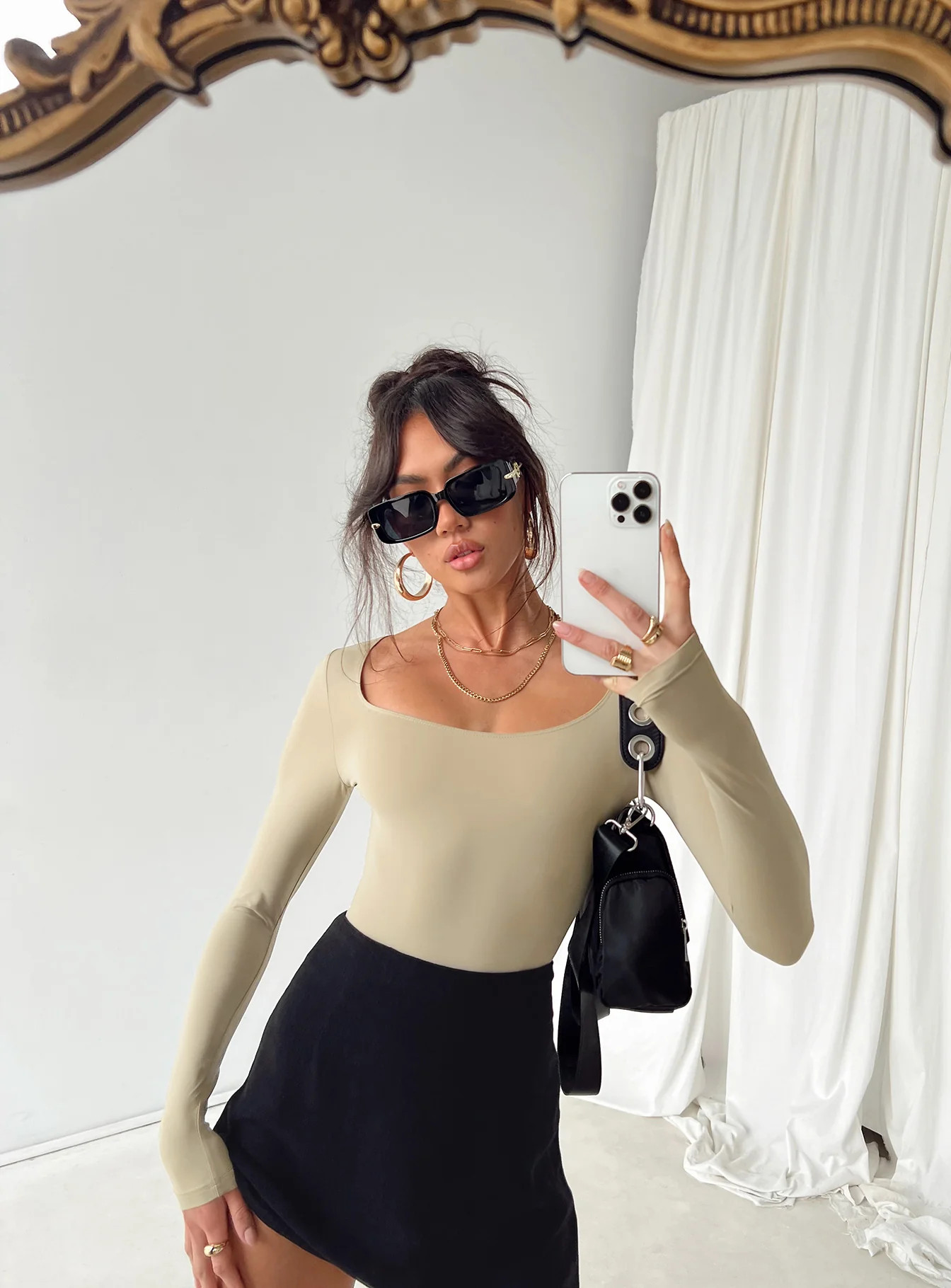 Mallard Bodysuit Brown | Princess Polly US