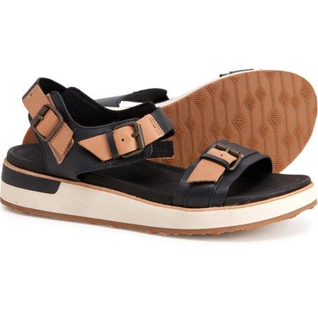 Merrell Roam Buckle Sandals - Leather (For Women) | Sierra