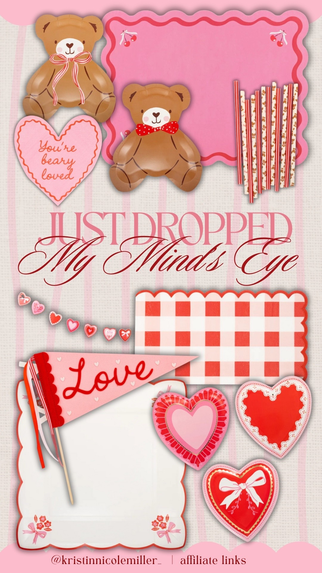 Just dropped from My Mind’s Eye! So many adorable decorations and party paper products for Valentine’s Day 💕

Seasonal decor parties party hosting mom favorites classroom unique kids family 

#LTKKids #LTKSeasonal #LTKmomlife