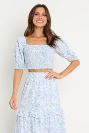 Zoe Top - Blue | Petal & Pup (US)