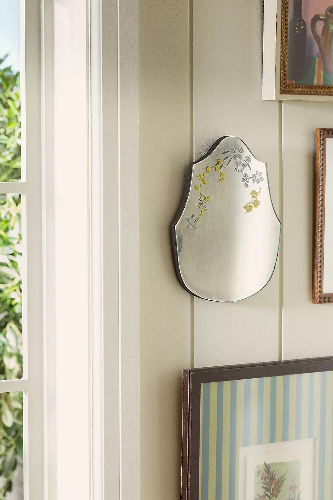 Floral Shield Gallery Wall Mirror | Anthropologie (US)