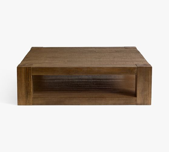 Rockport Grand Square Coffee Table (55") | Pottery Barn (US)