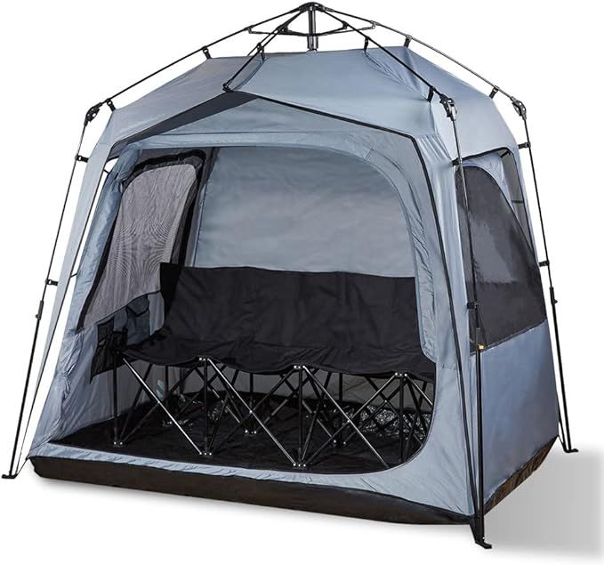 FOFANA Pod All Weather Sports Tent - Largest Sports Pod Pop Up Tent - Fits Family of 4 - Pop Up P... | Amazon (US)
