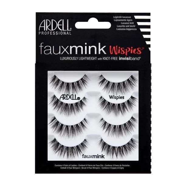 Ardell False Lashes Faux Mink Wispies - 4 Pairs | Walmart (CA)