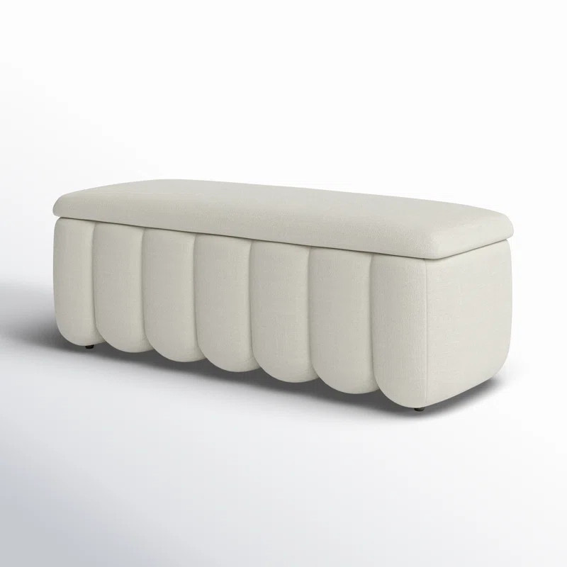 Jeddo Polyester Blend Upholstered Storage Bench | Wayfair North America