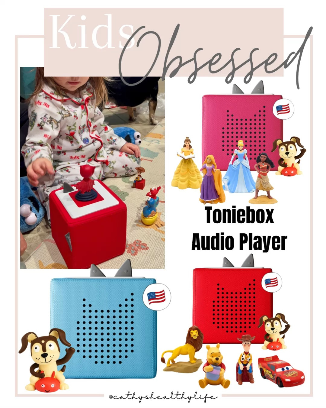My grandkids are obsessed with the Toniebox Audio Player!!

Great for bedtime stories, music, and education. Playback starts automatically when Tonies audio characters are placed on the Toniebox. Pressing the ears changes the volume. Tapping the sides changes tracks. So easy my 2 1/2 year old granddaughter does it all on her own. 

Starter Set includes the Toniebox, charging station, and Tonie characters in the chosen starter pack. Additional Tonies (and there are so many!) can be purchased separately.

#toniebox #readergifts #children #kidsgifts #childrengifts #gift #books #disney #amazon #amazonfind

#LTKkids #LTKFind #LTKGiftGuide