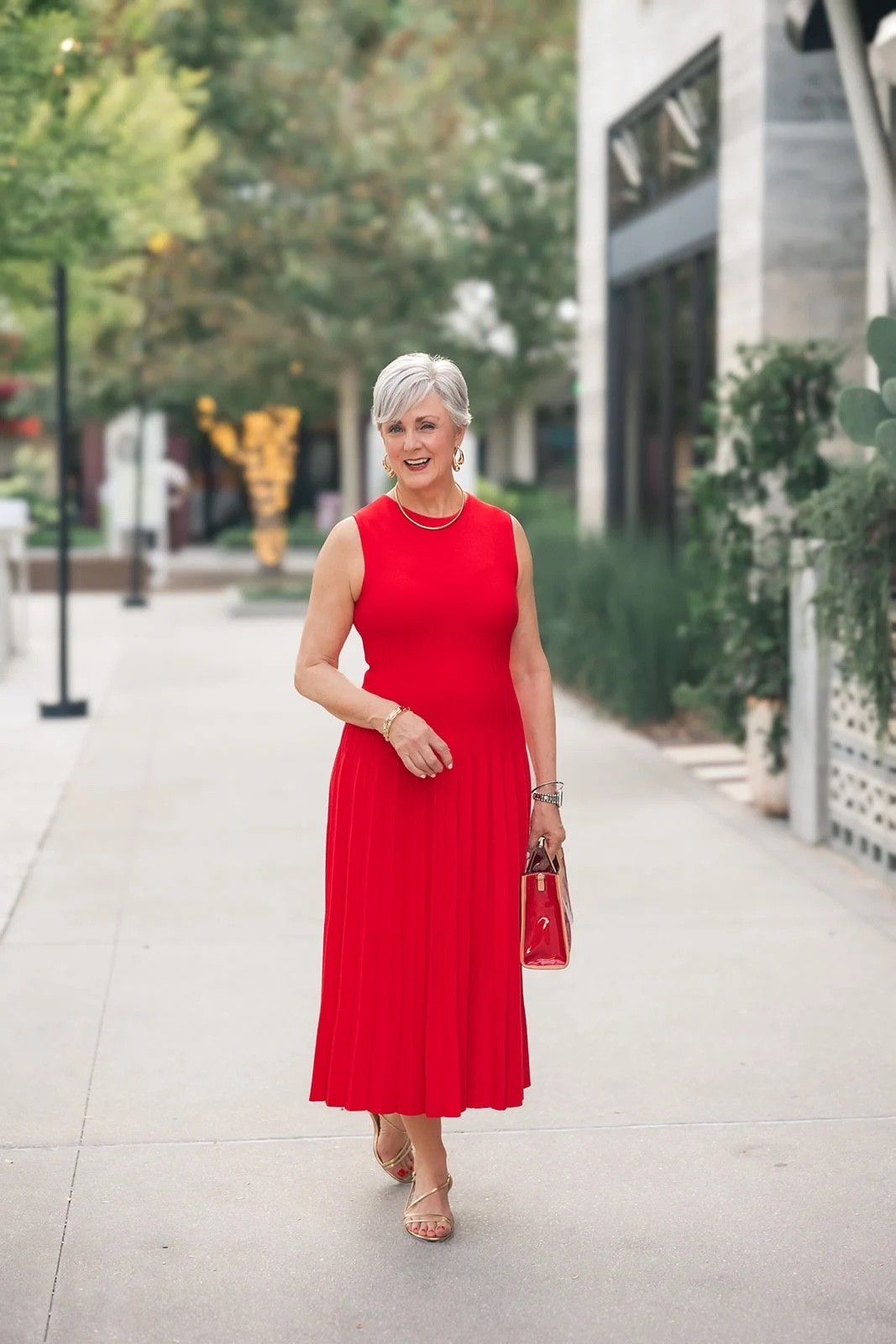 Red Midi Dress ❤️

#LTKootd #LTKSeasonal #LTKOver40