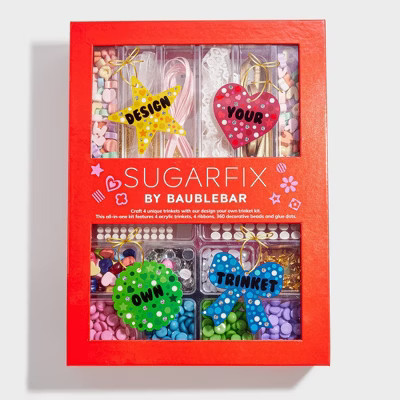 SUGARFIX by BaubleBar 4ct Embellished Trinket Craft Kit Gift | Target