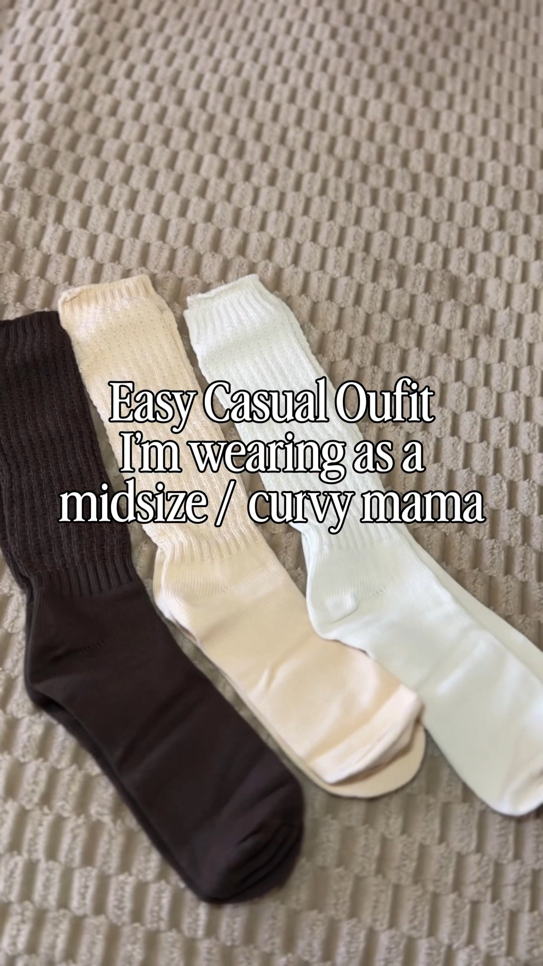 Easy comfy casual outfit I’m wearing as a midsize mom. I love scrunchy socks that are so comfy and cozy! It completes an outfit.

Camo sweater - XL/ runs big / men’s sweater / great quality 
Leggings - medium / squat proof/ tummy friendly 
Slippers 8.5/ run big / very comfortable 

Casual outfit 
Cozy outfit 
WFH outfit 
School drop off outfit 
Mom outfit idea 
Midsize fashion 
Midsize outfit 
Scrunchy socks 

#LTKootd #LTKgrwm #LTKMidsize