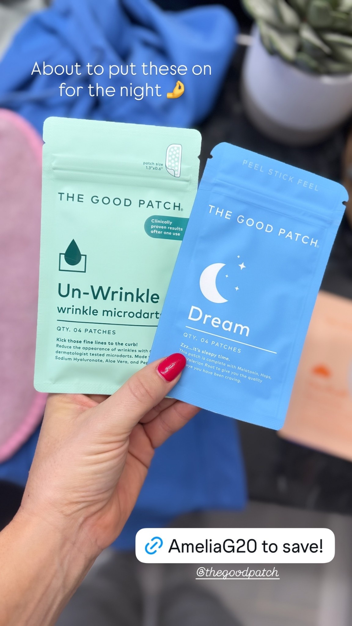 🤌 @thegoodpatch is my fave for wearable wellness!! Message me if you have any questions because I’ve used most that the offer! 

#LTKBeauty #LTKselfcare #LTKOver40