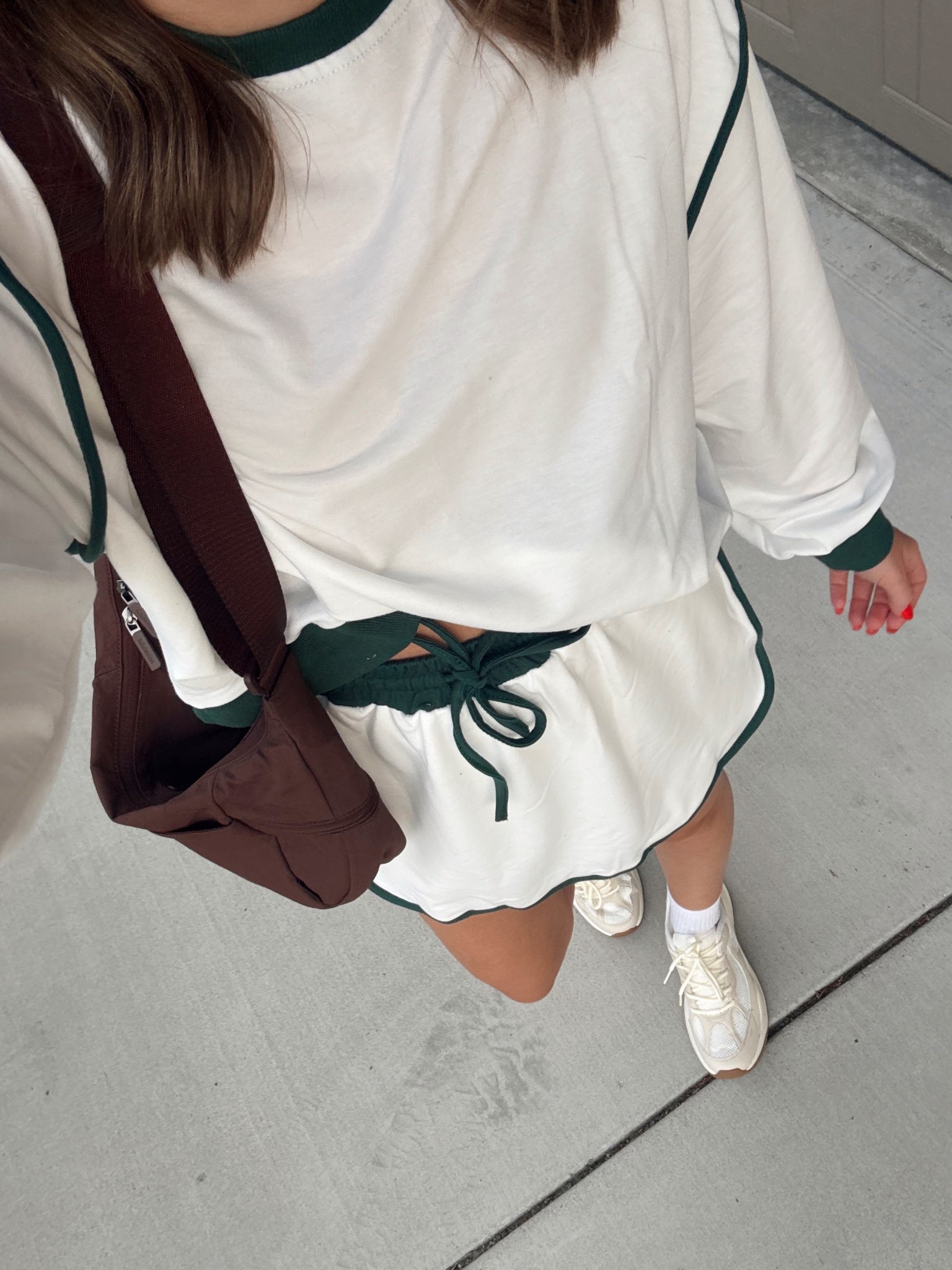 The cutest Amazon set! A long sleeve tee and matching skort! Wearing a size small

Amazon outfit, matching set, spring style, Amazon find 

#LTKootd