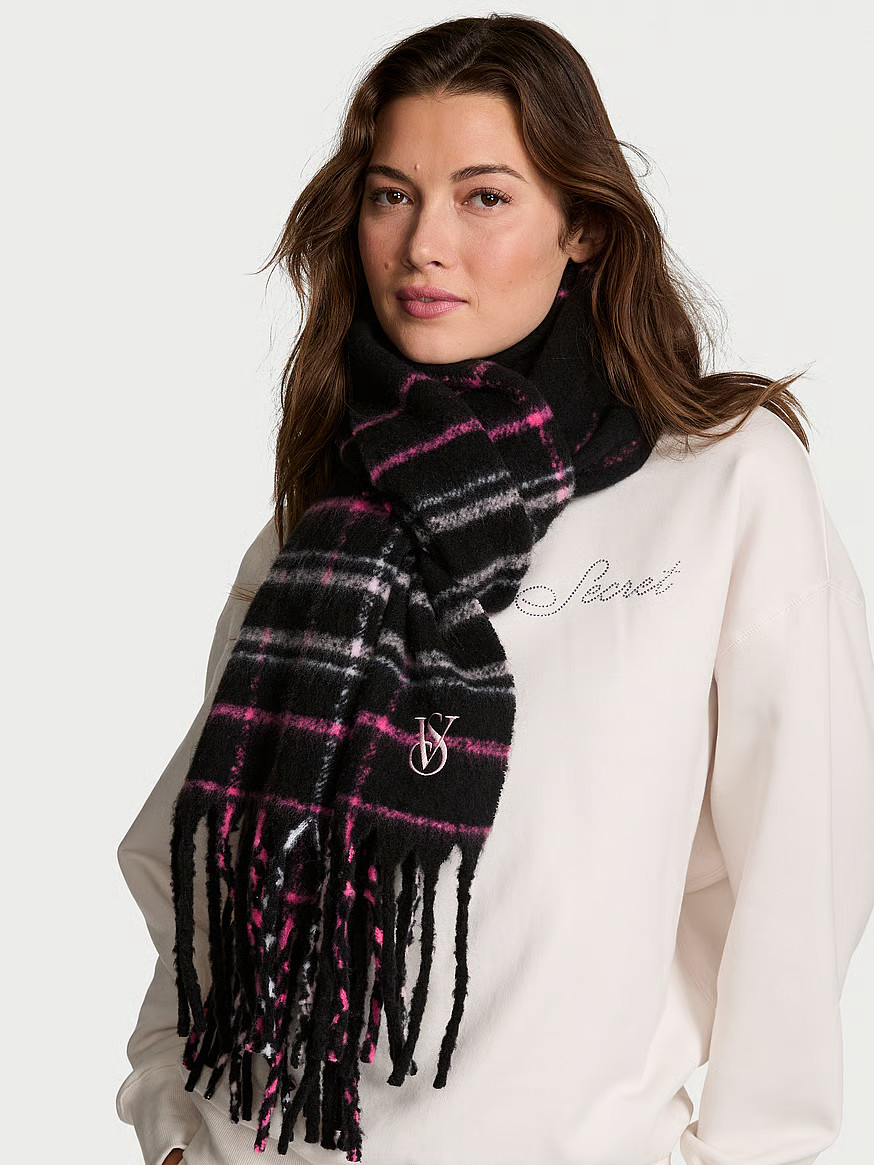 Buy Cozy Blanket Scarf, Heritage Stripe - Order Cold Weather online - Victoria's Secret US | Victoria's Secret (US / CA )