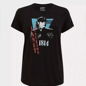NWT | Janet Jackson Black Crew T Shirt | Sz 1 (1X or 14/16) | Poshmark