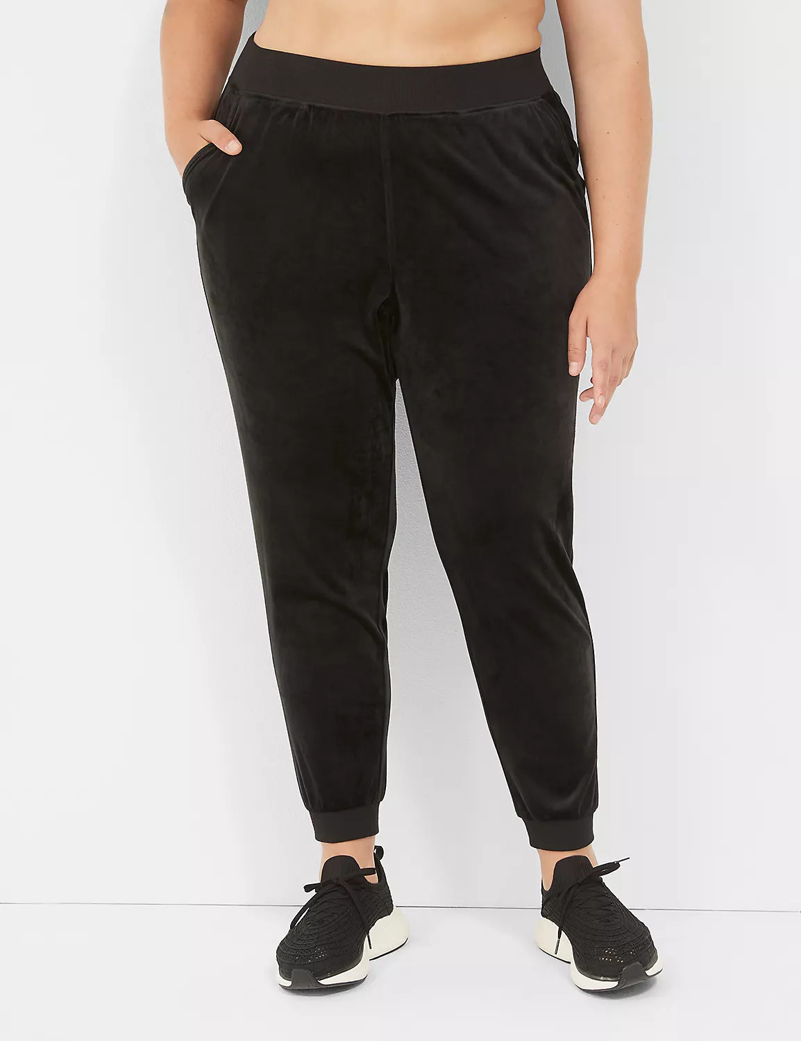 LIVI Velour Jogger | LaneBryant | Lane Bryant (US)
