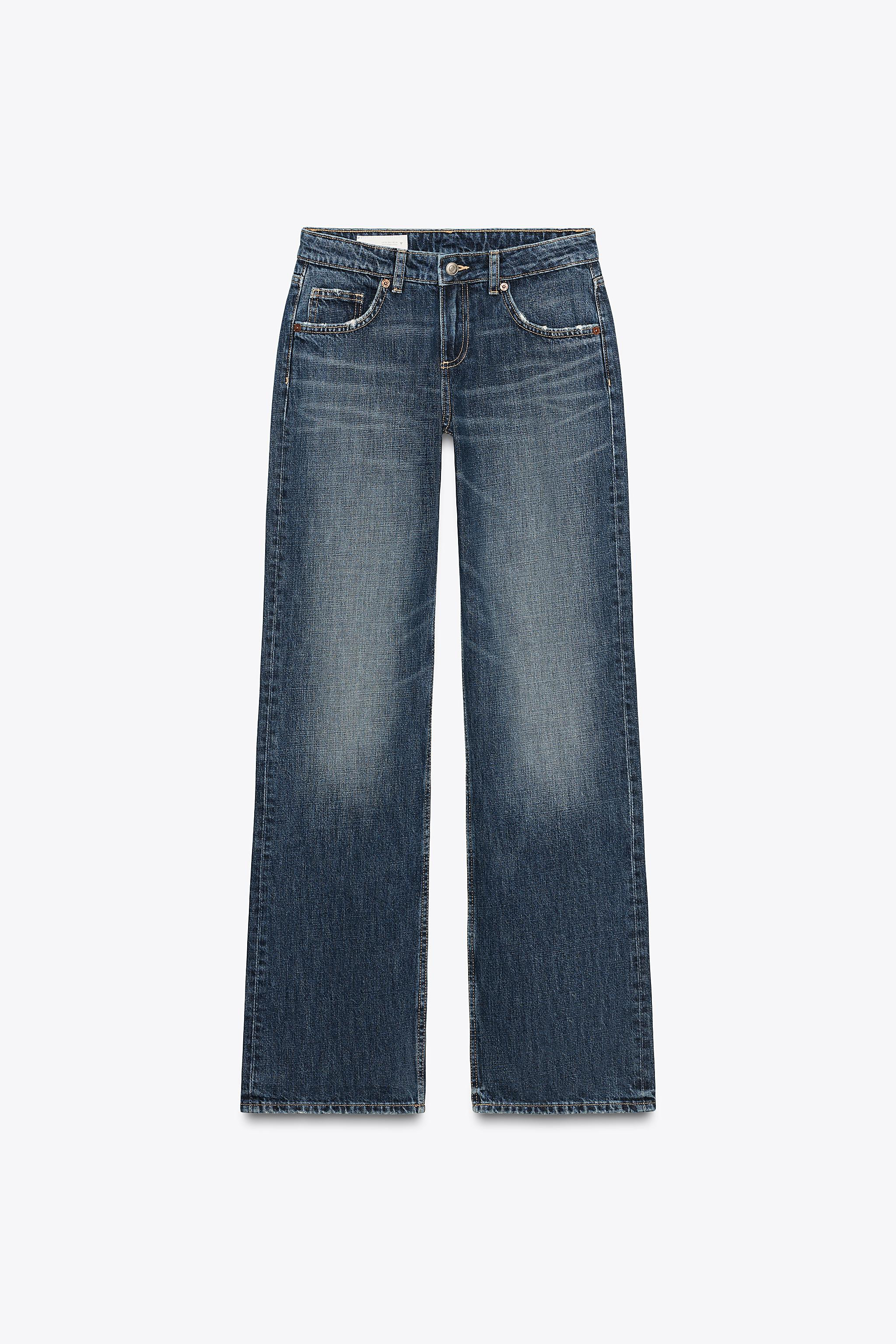 TRF LOW RISE WIDE LEG JEANS | Zara US
