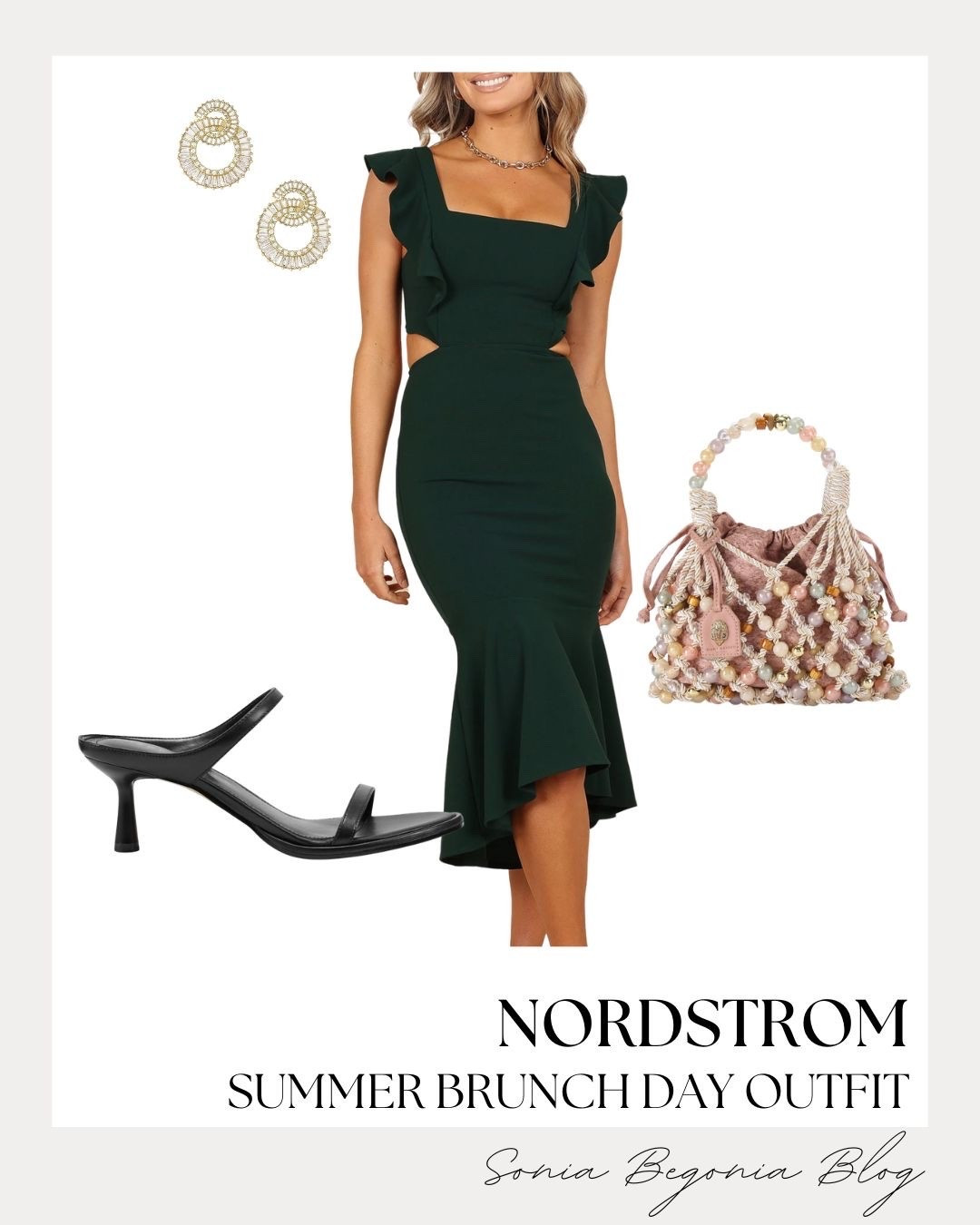 I am completely in love with this gorgeous hunter green cutout midi dress for your next summer brunch date! 🪵

I paired it with sleek black heels and a beautifully detailed beaded bag for a stunning, elegant look.

Shop this entire Nordstrom outfit look now. ✨

#NordstromFinds #SummerBrunch #OOTD #MidiDress #BrunchOutfit #SummerStyle

#LTKootd #LTKSeasonal